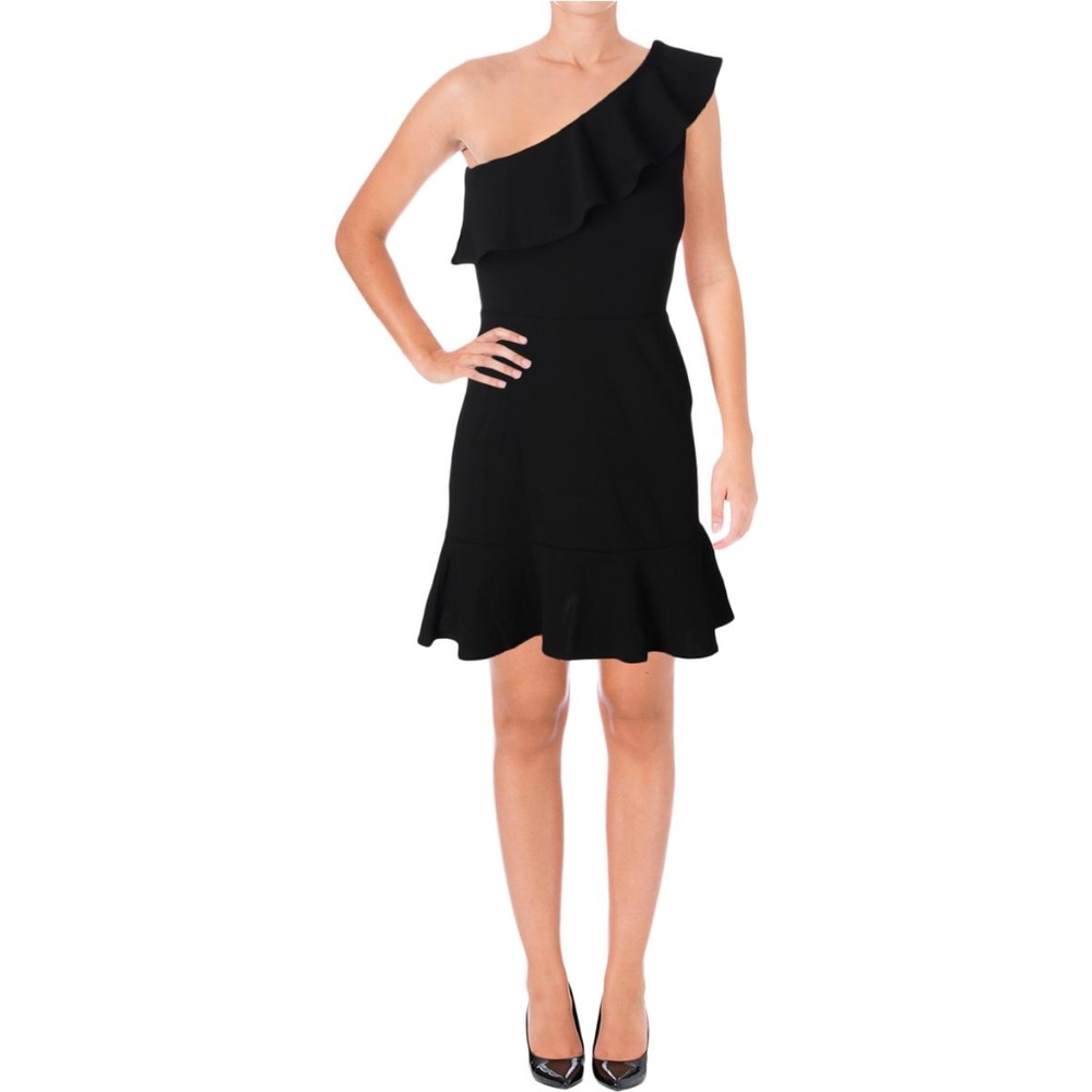NWT Aqua One Shoulder Ruffle Dress